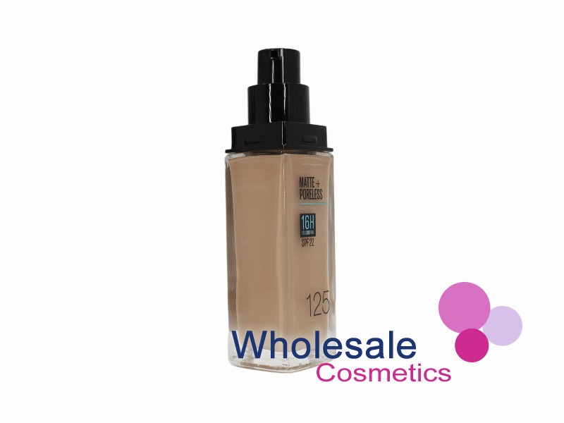 6 x Maybelline Matte And Poreless Foundation - 125